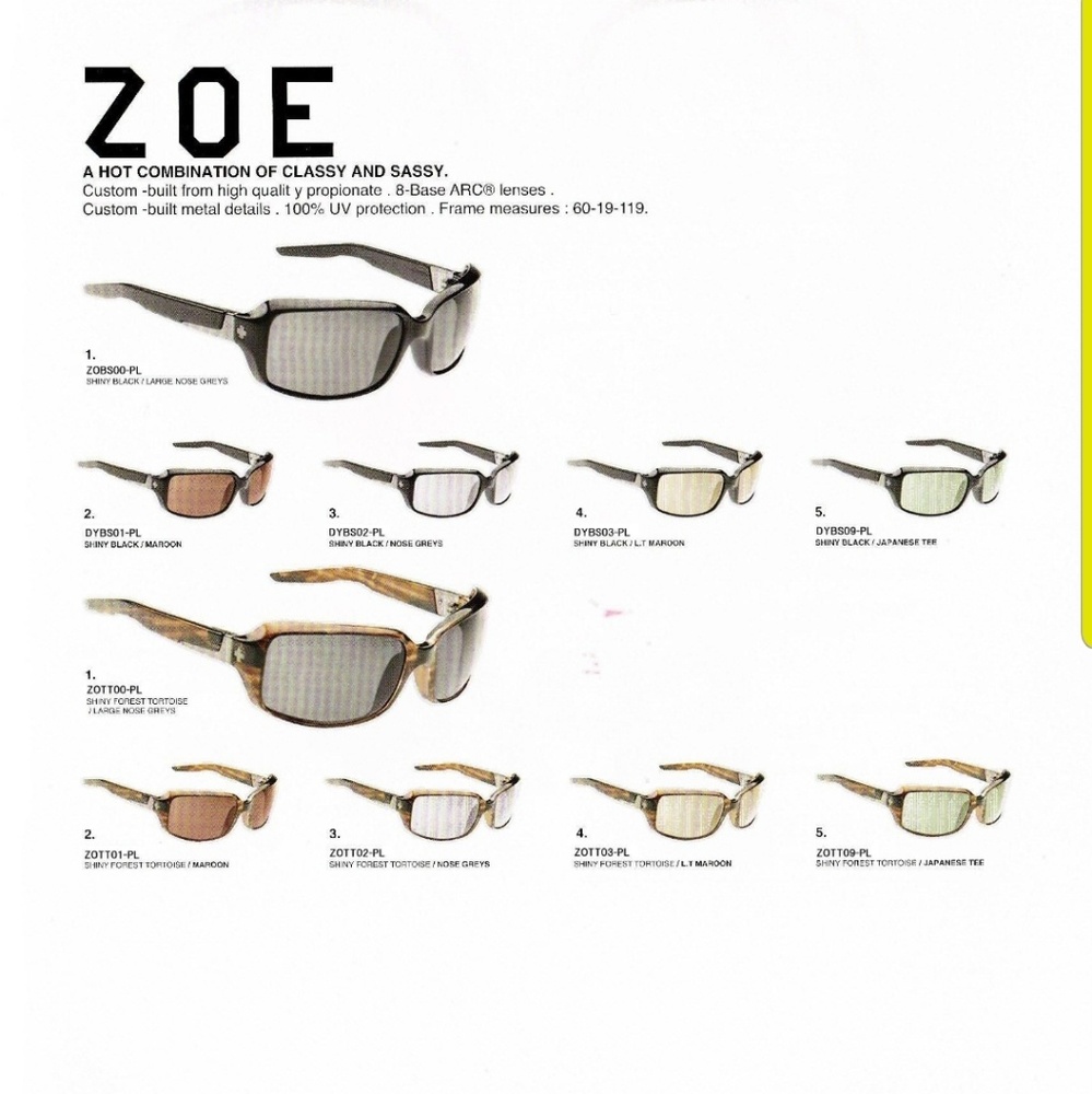 Spy Zoe sunglasses
